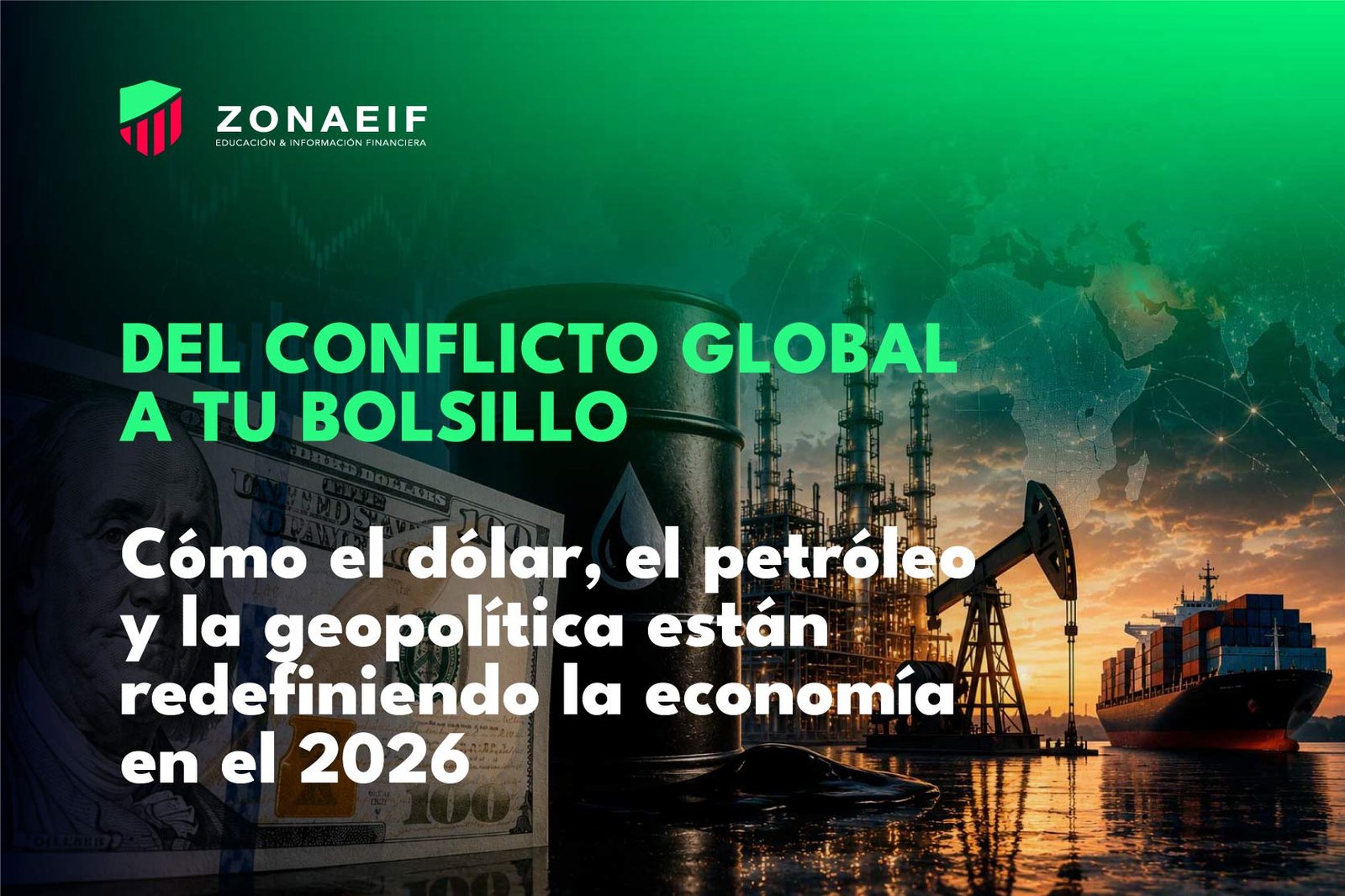dólar petróleo geopolítica 2026 impacto en la economía global